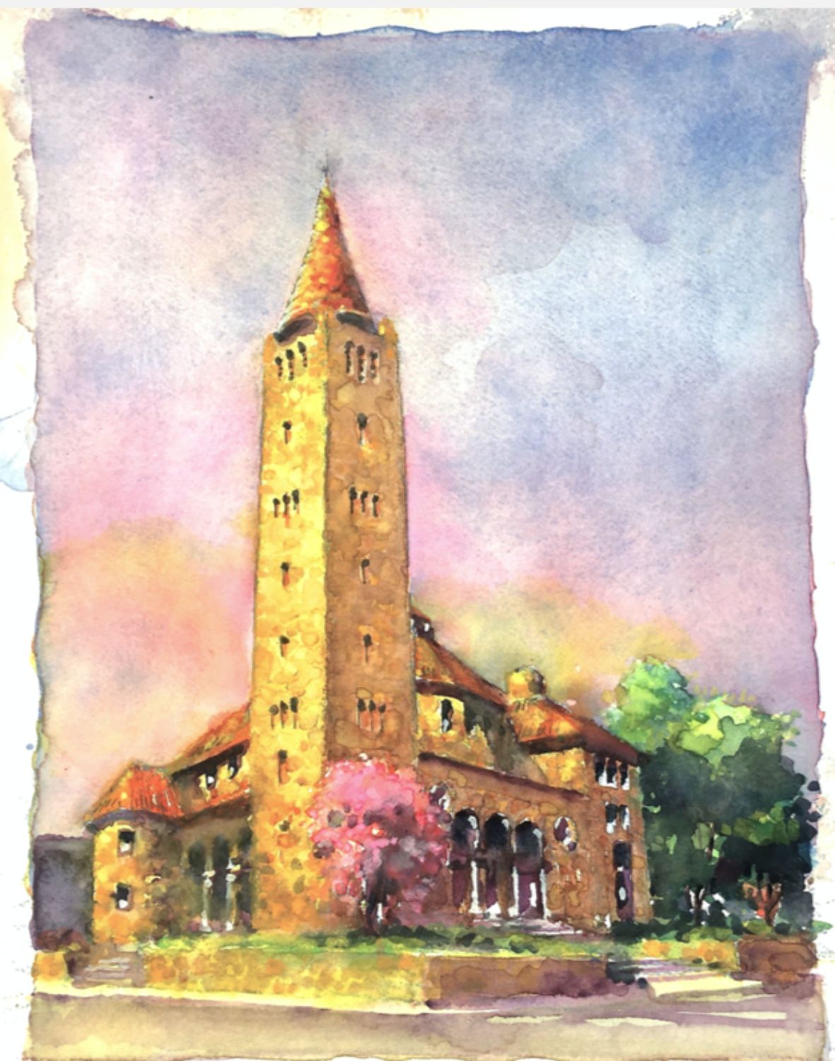 Watercolor notecard Watercolor notecard