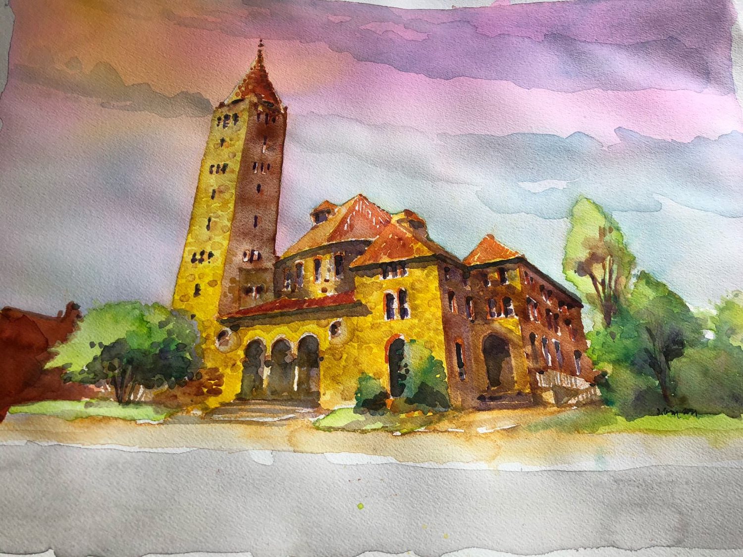 Watercolor notecard Watercolor notecard