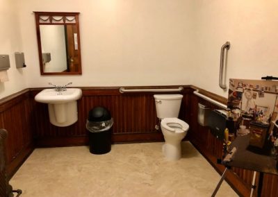 New ADA-accessible restroom