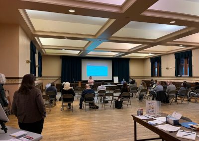 Community Meeting, Fellowship Hall